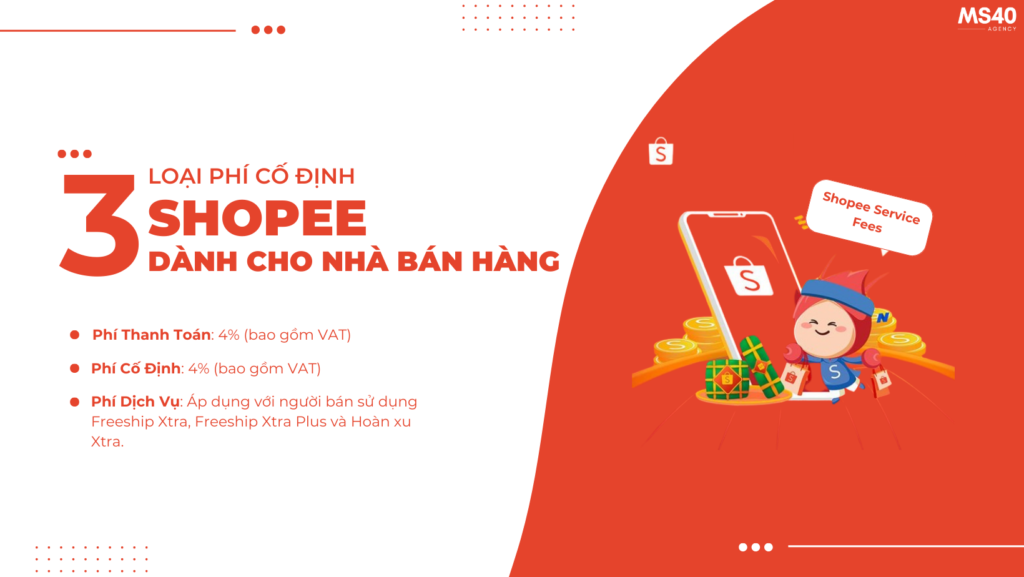 3 Loại phí cố định Shopee dành cho các nhà bán hàng